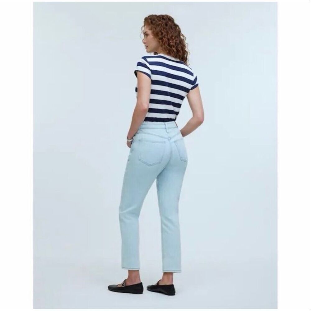 Madewell The Curvy Perfect Vintage Jean, Straight Light Wash, Size 26
